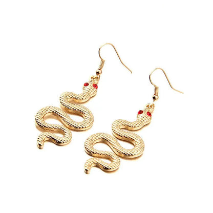 Snake Earrings Personality Exaggerated Fashion-Jewearrings