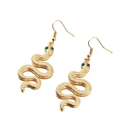 Snake Earrings Personality Exaggerated Fashion-Jewearrings