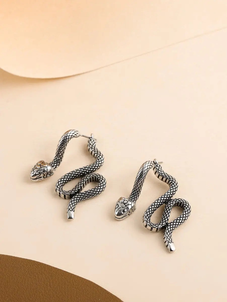 Snake Earrings Personality Stud Earrings-Jewearrings