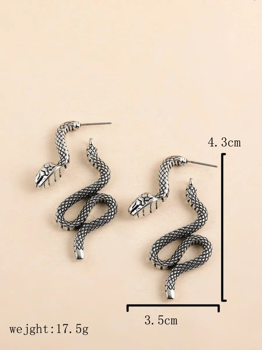 Snake Earrings Personality Stud Earrings-Jewearrings