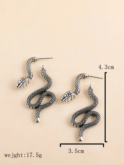 Snake Earrings Personality Stud Earrings-Jewearrings