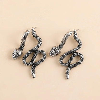 Snake Earrings Personality Stud Earrings-Jewearrings