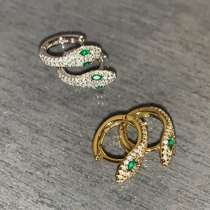 Snake Earrings Retro Fashion-Jewearrings