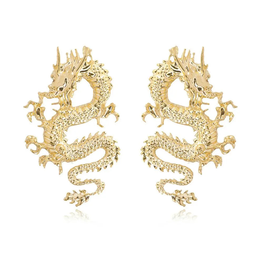 Snake Earrings Retro Snake-shaped Personality Fashion-Jewearrings