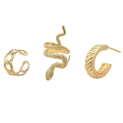 Snake Earrings Retro Snake Suit Earrings-Jewearrings