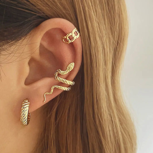 Snake Earrings Retro Snake Suit Earrings-Jewearrings