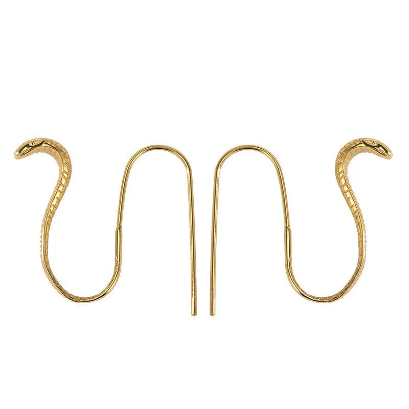 Snake Earrings Silver - Shop Women's Fashion-Jewearrings