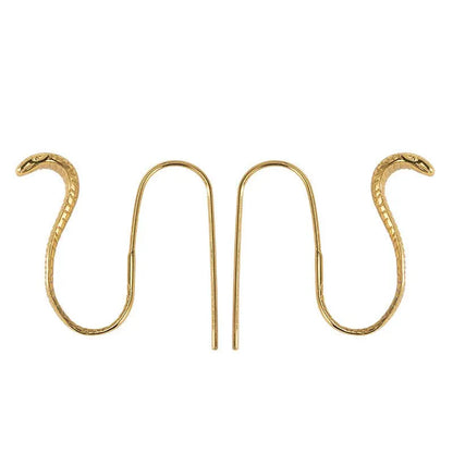 Snake Earrings Silver - Shop Women's Fashion-Jewearrings