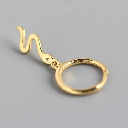 Snake Earrings Simple Fashion Earrings-Jewearrings