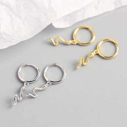 Snake Earrings Simple Fashion Earrings-Jewearrings