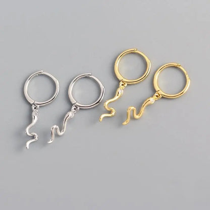 Snake Earrings Simple Fashion Earrings-Jewearrings