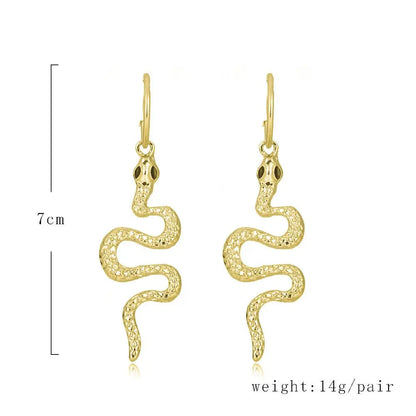 Snake Earrings Vintage Personality-Jewearrings