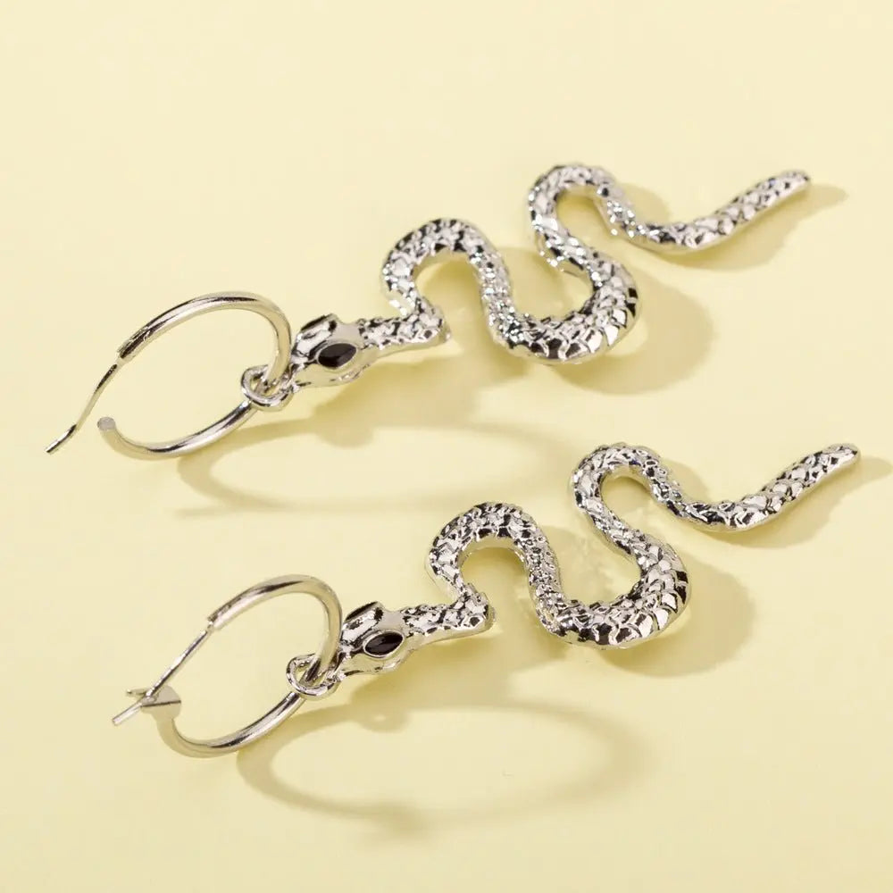 Snake Earrings Vintage Personality-Jewearrings