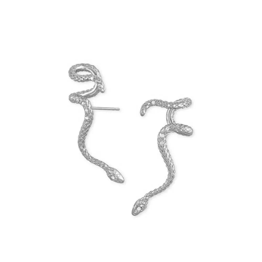 Snake Metal High-profile Earrings - Unique & Elegant-Jewearrings