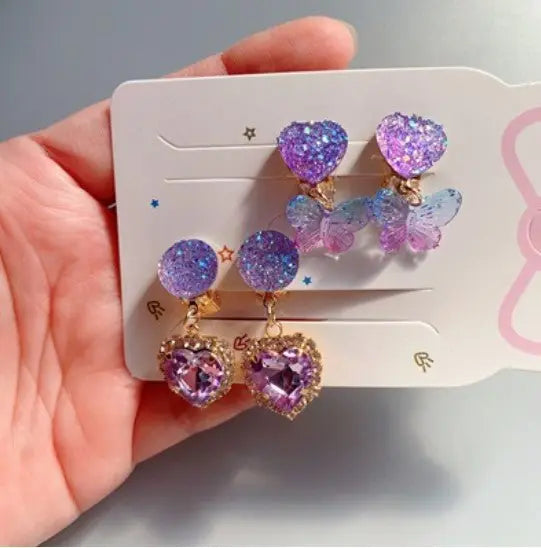 Sparkle Disco Ball Earrings for Girls-Jewearrings