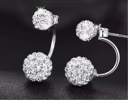 Sparkle in Style with Disco Ball Earrings-Jewearrings