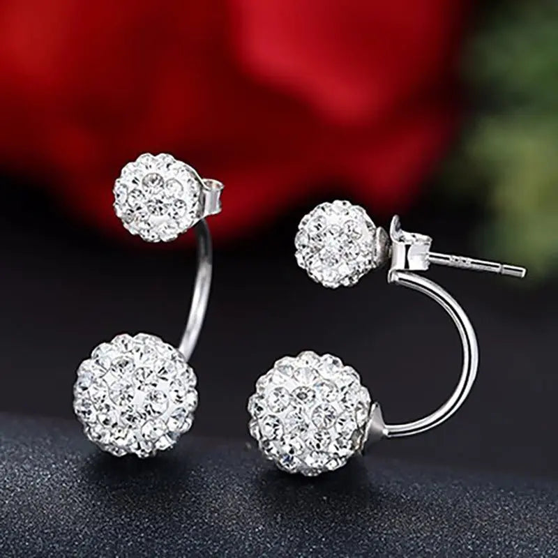 Sparkle in Style with Disco Ball Earrings-Jewearrings