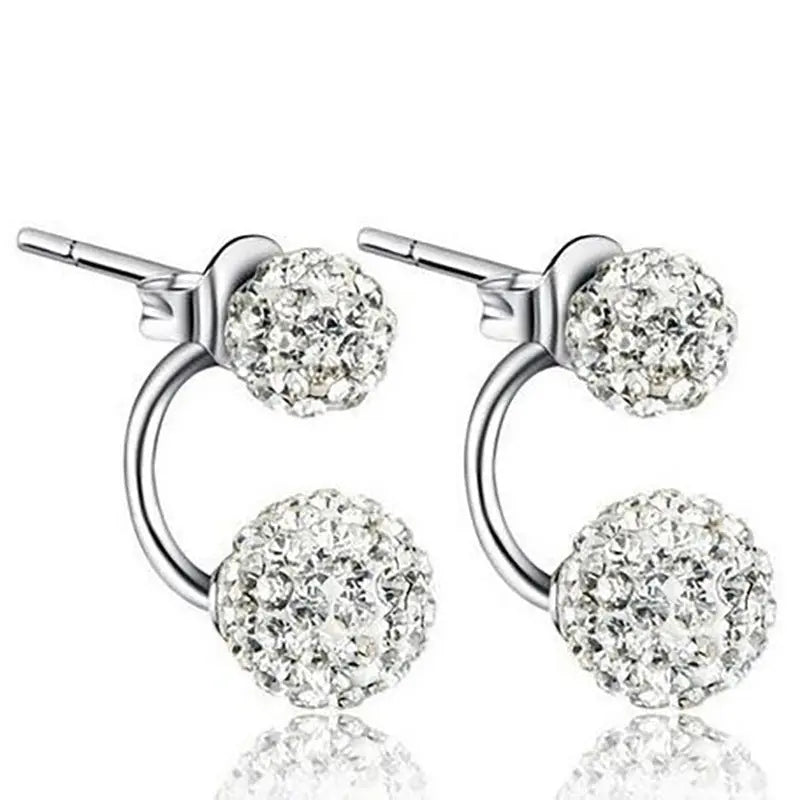 Sparkle in Style with Disco Ball Earrings-Jewearrings