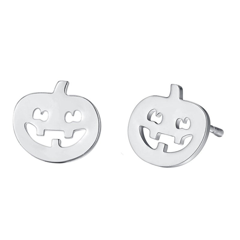 Stainless Steel Jewelry Earrings Female Pumpkin Earrings-Jewearrings