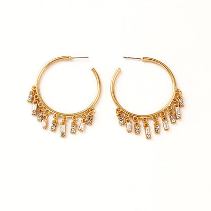 Tassel Fashion Popular Gold-plated Diamond Earrings Vintage Earrings-Jewearrings