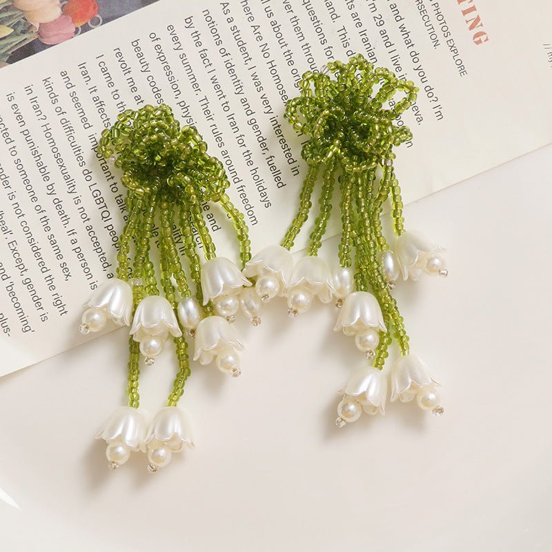 Tassel Flower Earrings Diy Acrylic-Jewearrings