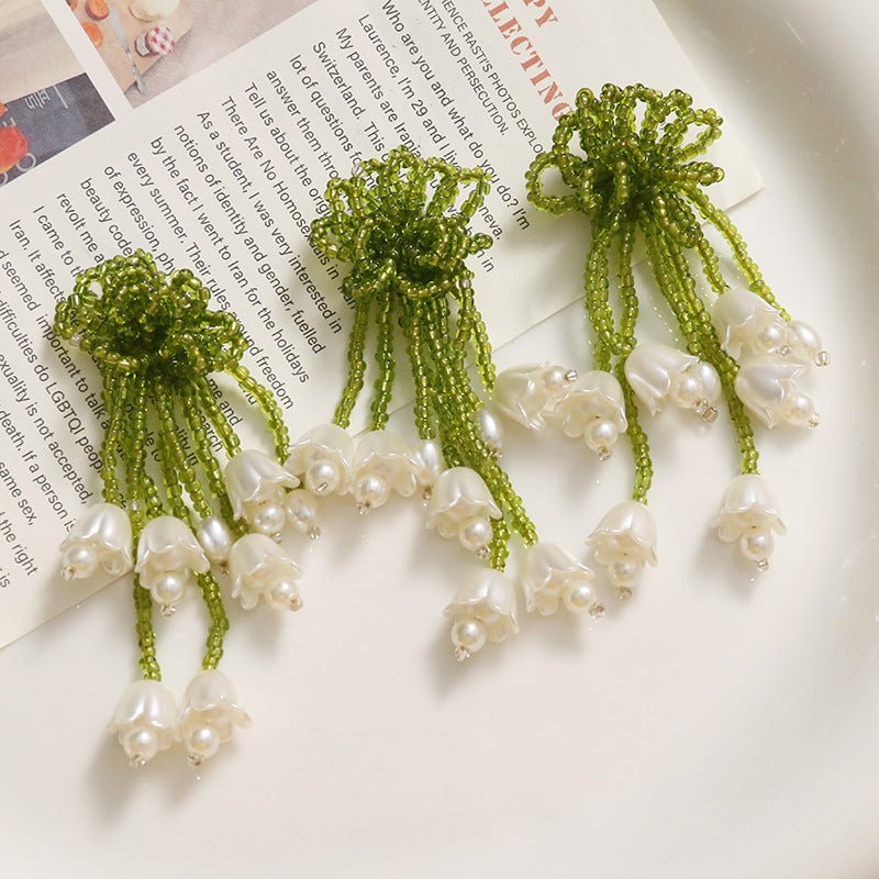 Tassel Flower Earrings Diy Acrylic-Jewearrings