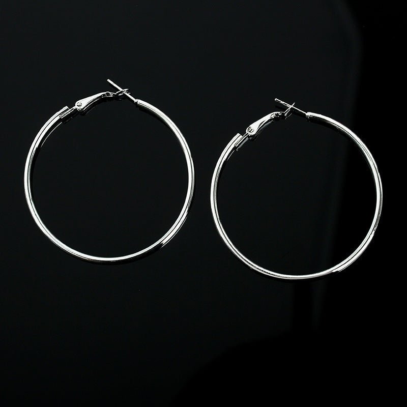 Temperament Big Circle Earrings Hot Sale New Simple Geometric-Jewearrings