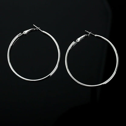 Temperament Big Circle Earrings Hot Sale New Simple Geometric-Jewearrings