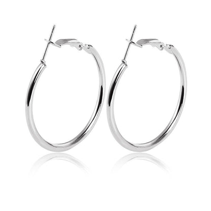 Temperament Big Circle Earrings Hot Sale New Simple Geometric-Jewearrings