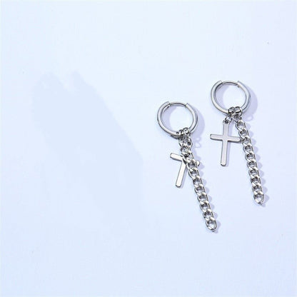 Titanium Earrings Blade Stud-Jewearrings