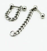 Titanium Earrings - Chain Earrings-Jewearrings