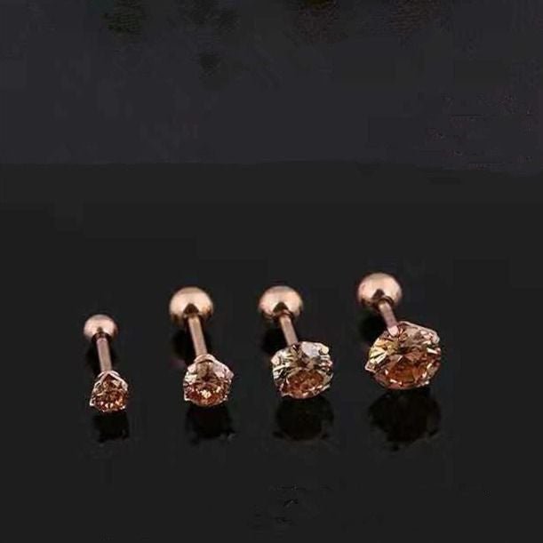 Titanium Earrings Diamond Small-Jewearrings