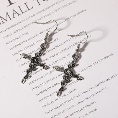 Titanium Earrings Fashion Letter Earrings-Jewearrings