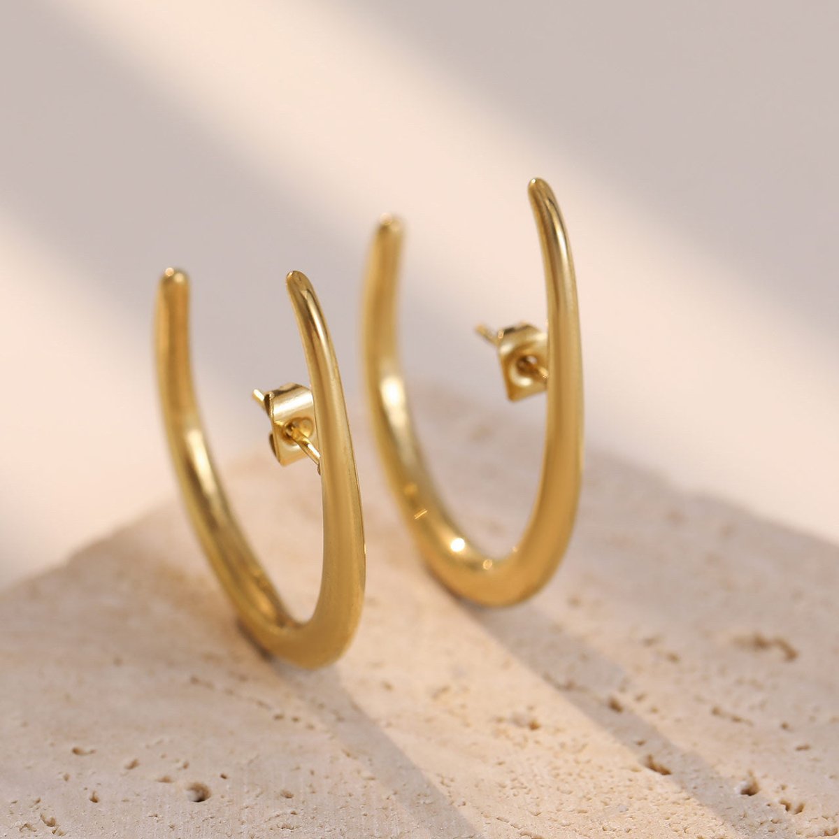 Titanium Earrings Fashionable Personality-Jewearrings