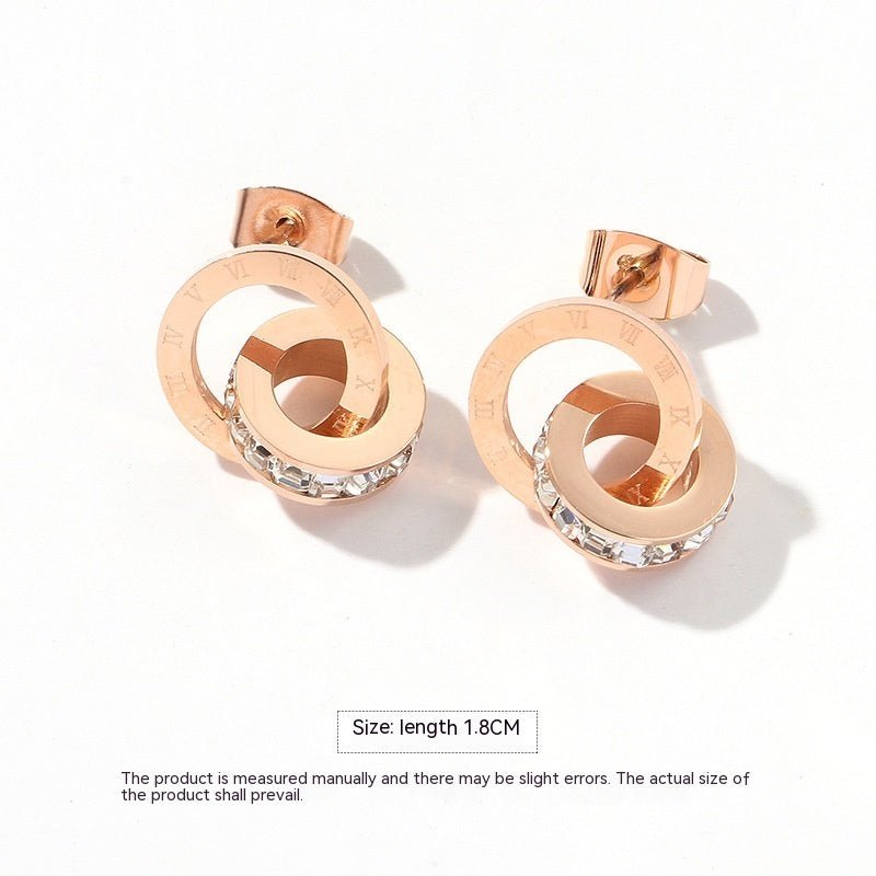 Titanium Earrings Feminine-Jewearrings