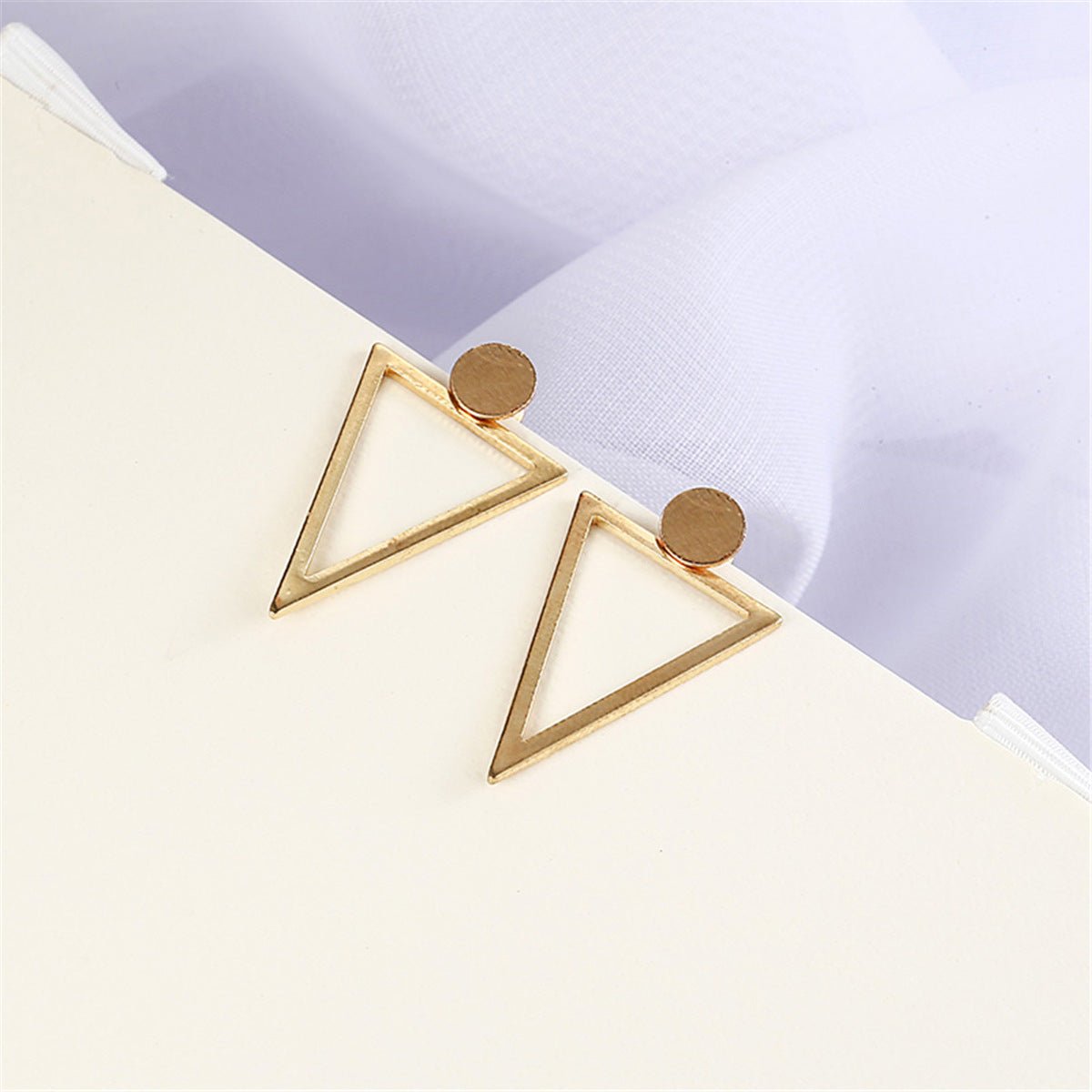 Titanium Earrings Geometric Long Earrings-Jewearrings