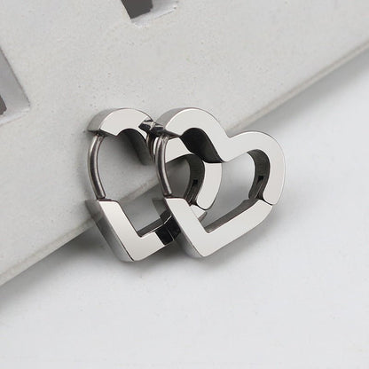 Titanium Earrings Geometric Stud Earrings-Jewearrings