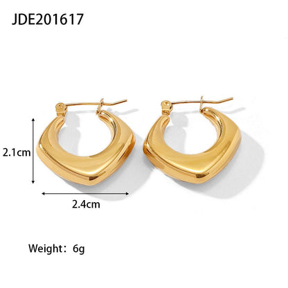 Titanium Earrings - High-class Hollow-Jewearrings