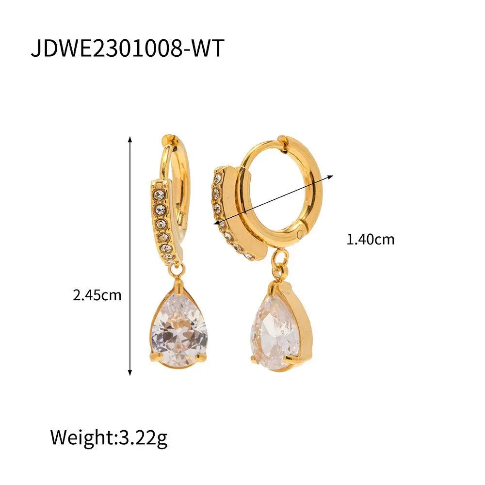 Titanium Earrings Internet Celebrity-Jewearrings