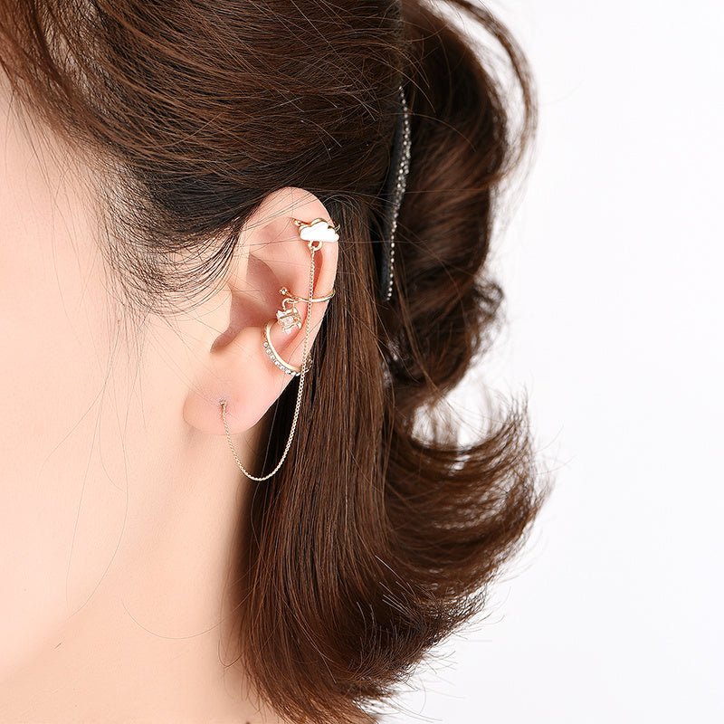 Titanium Earrings Irregular Punk-Jewearrings