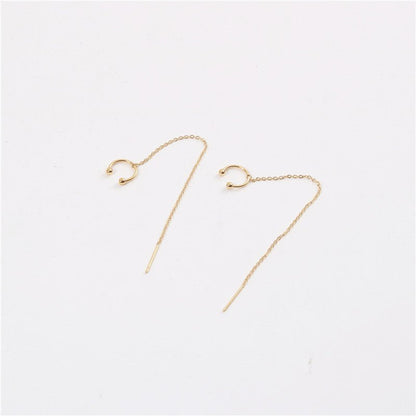 Titanium Earrings One Piece-Jewearrings