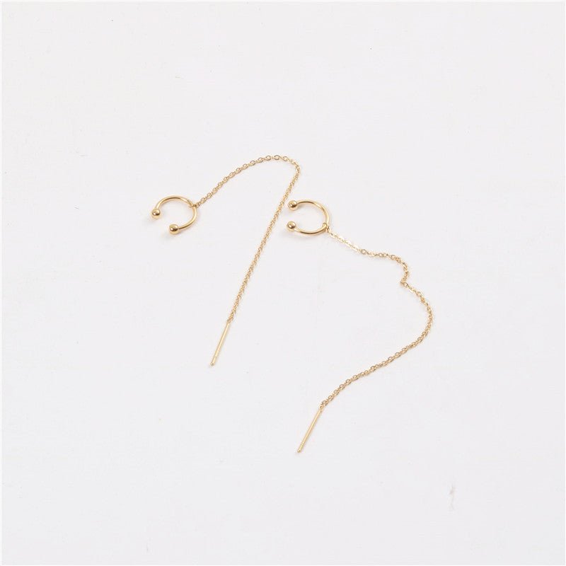 Titanium Earrings One Piece-Jewearrings