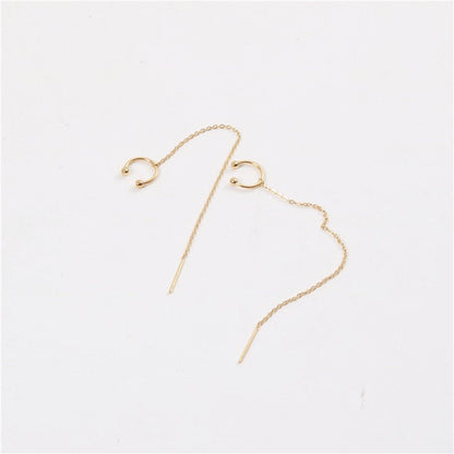 Titanium Earrings One Piece-Jewearrings