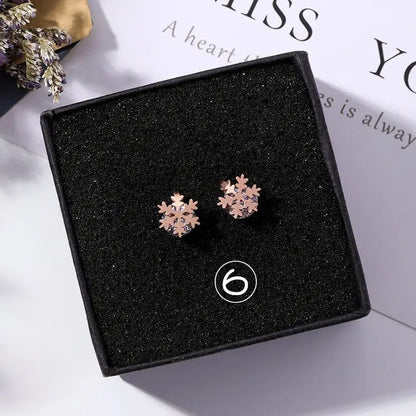 Titanium Earrings Petite Zircon Studs-Jewearrings