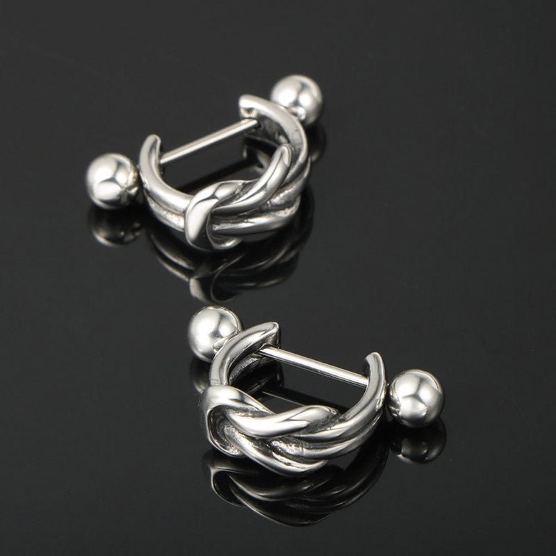 Titanium Earrings - Retro Fashion Geometric-Jewearrings