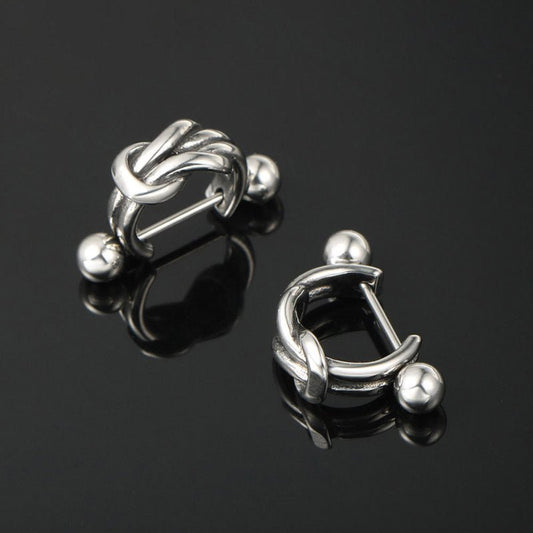 Titanium Earrings - Retro Fashion Geometric-Jewearrings