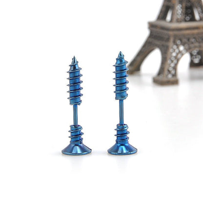 Titanium Earrings-screw earrings-Jewearrings