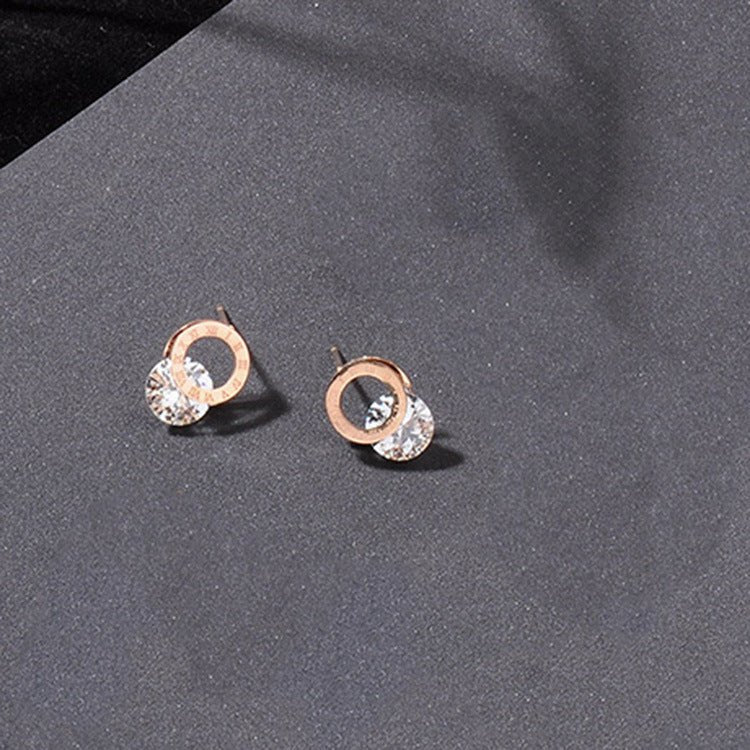 Titanium Earrings Simple and Compact-Jewearrings