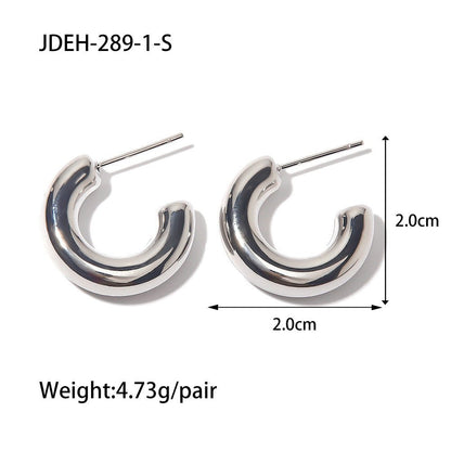 Titanium Earrings Simple Earrings-Jewearrings