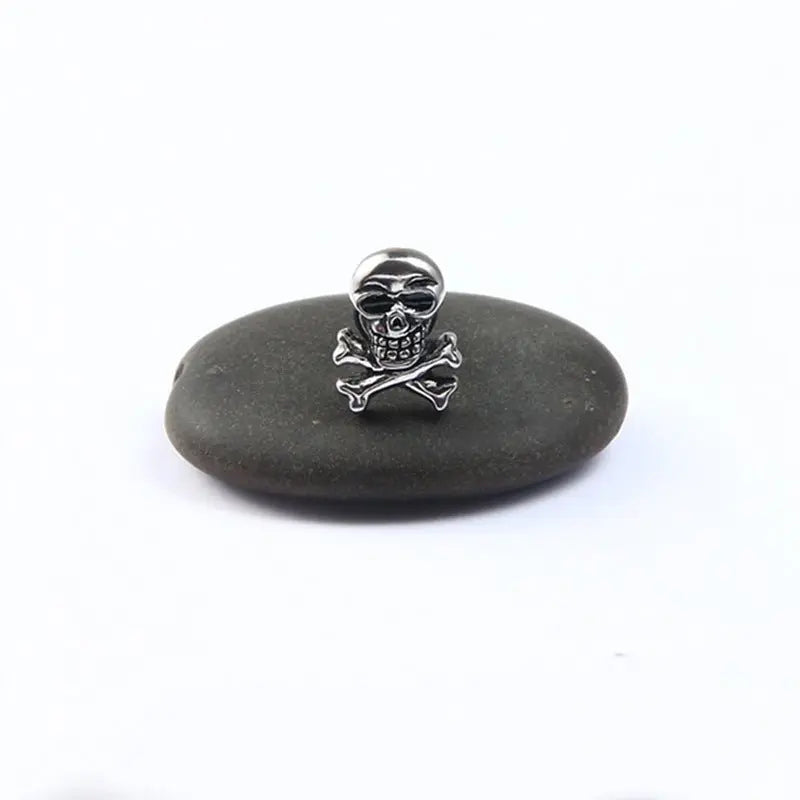 Titanium Earrings Skull Punk-Jewearrings